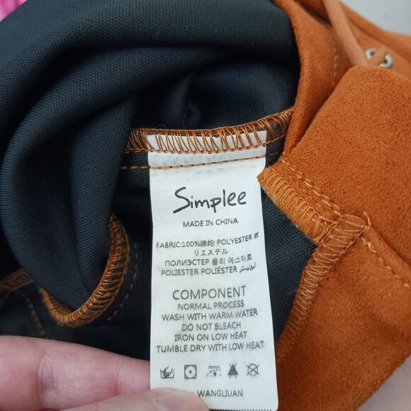 Haute Rogue Faux Suede Lace Up Skirt NWOT - Picture 7 of 8